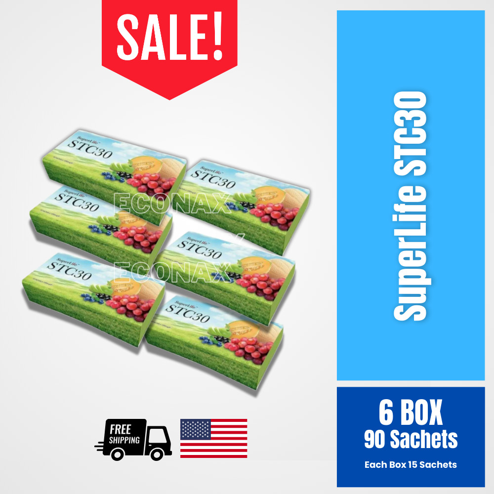 6 Boxes of Superlife STC30 Stemcell Activator Vitamins Immunity EXP 11/11/2026