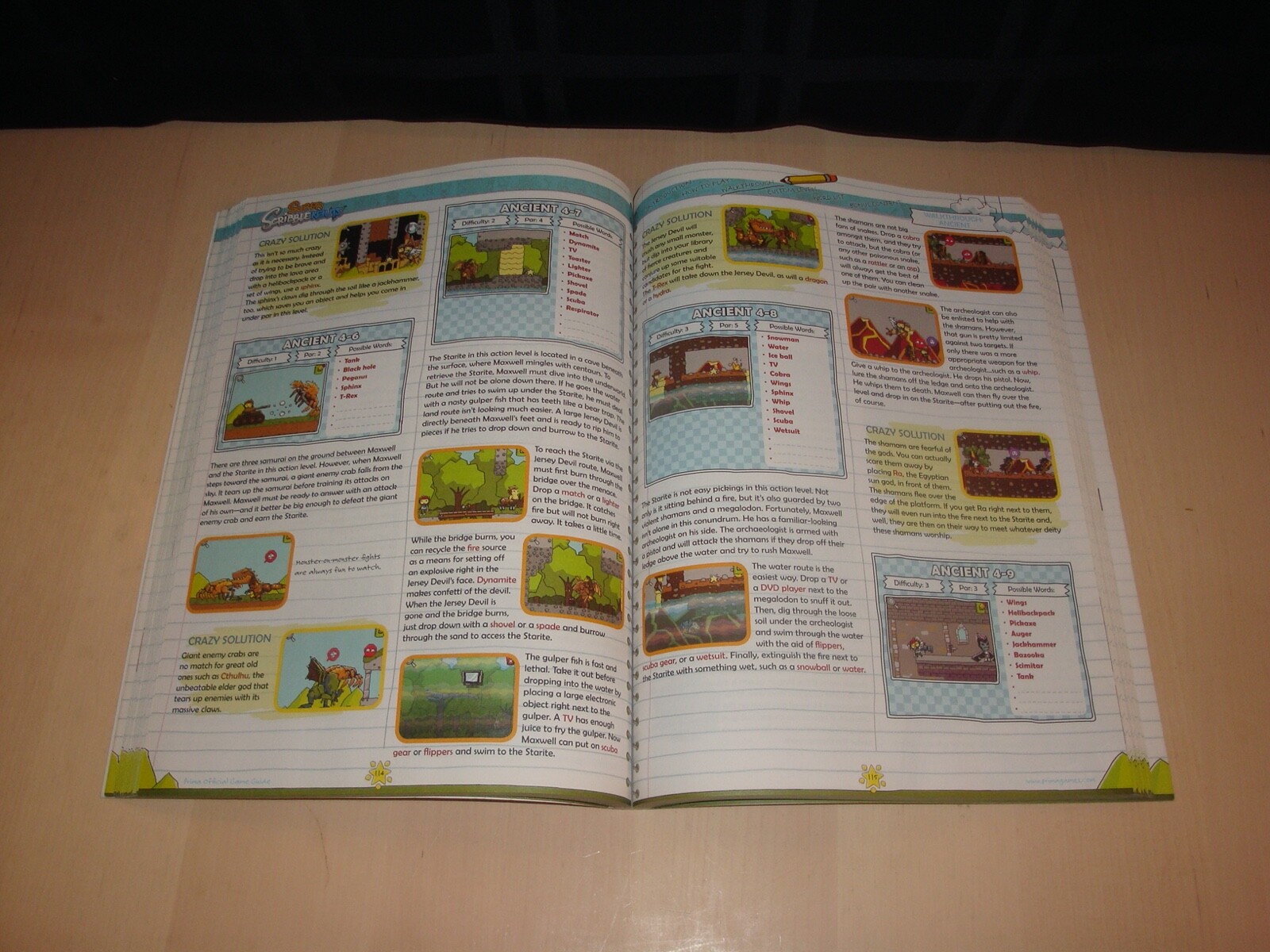 Super Scribblenauts Official Game Guide Prima 1000 Puzzle Strategies