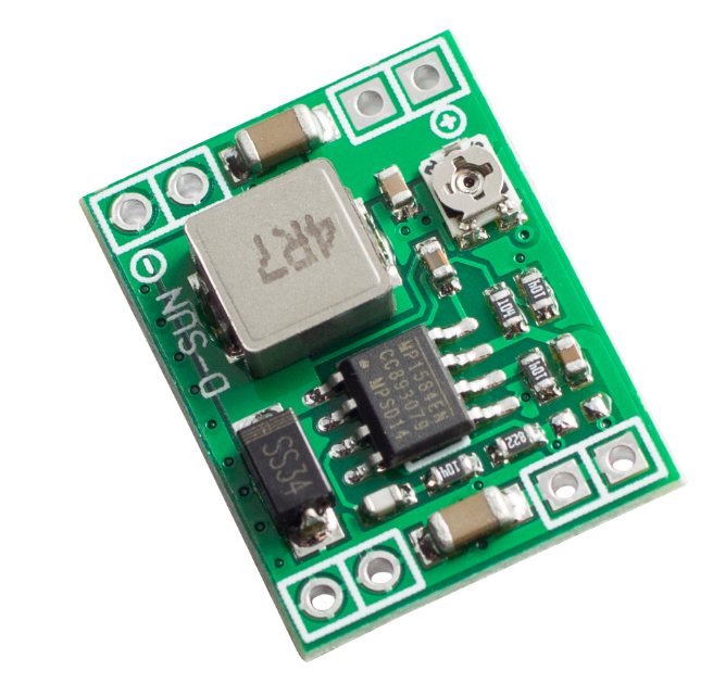 5 PCS MP1584EN Ultra-Compact DC-DC Step-Down Power Supply Module 3A Output