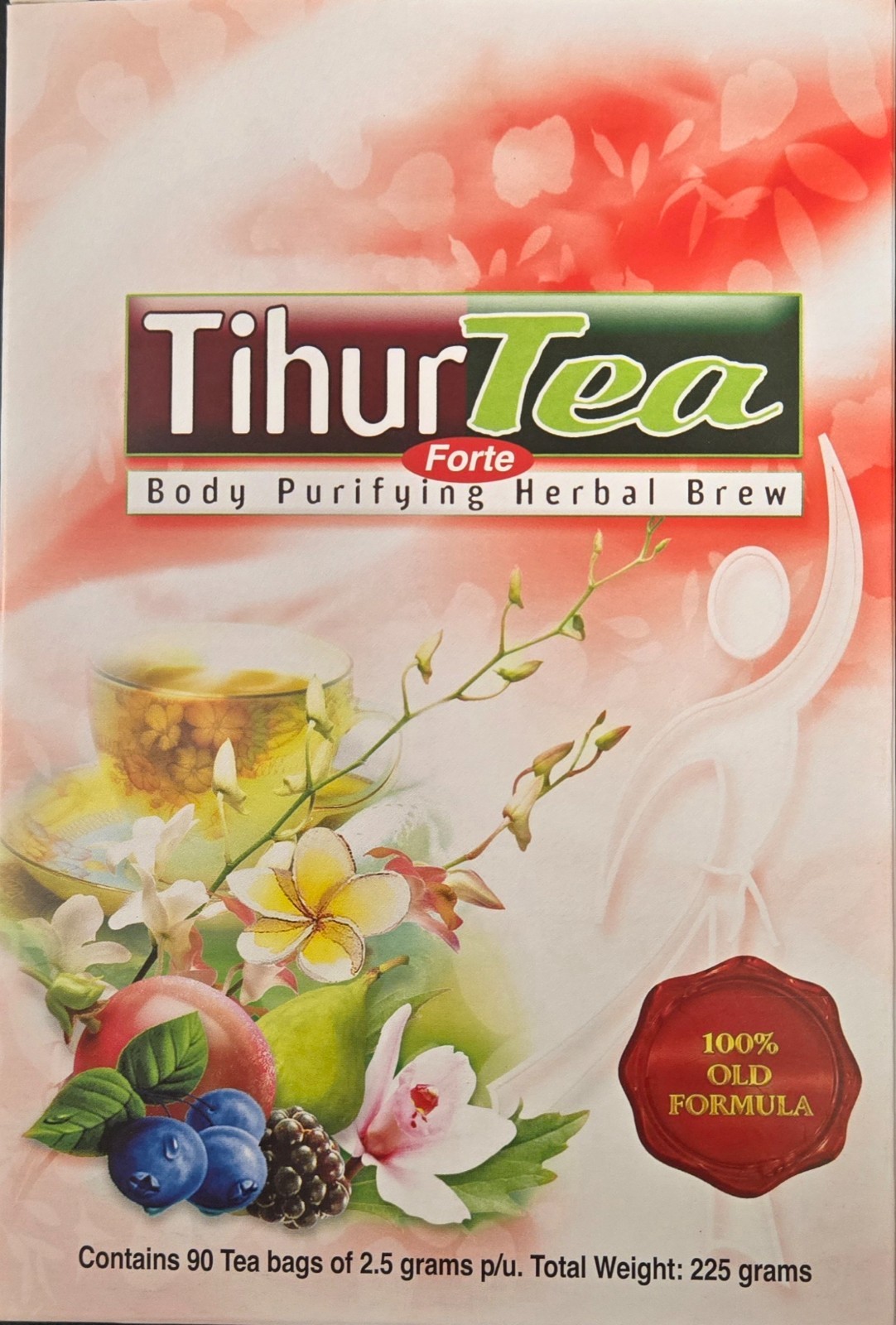 Tihur Tea Forte Red Box 90 Tea Bags Kosher
