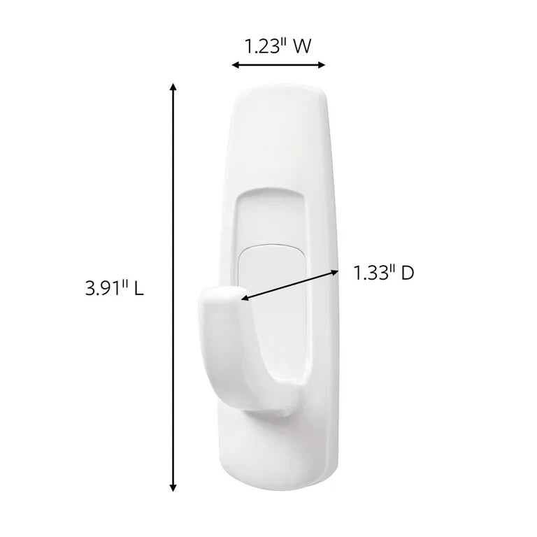 Command Large Utility Adhesive Hook 17003ES Command 17003ES 1 Pack