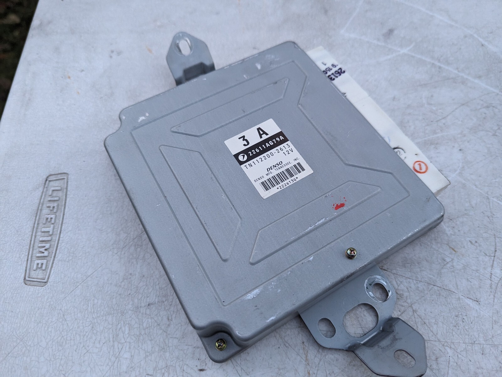 02 SUBARU LEGACY 2.5L ECU ECM ENGINE BRAIN BOX COMPUTER MODULE ECU 22611AG79A 3A