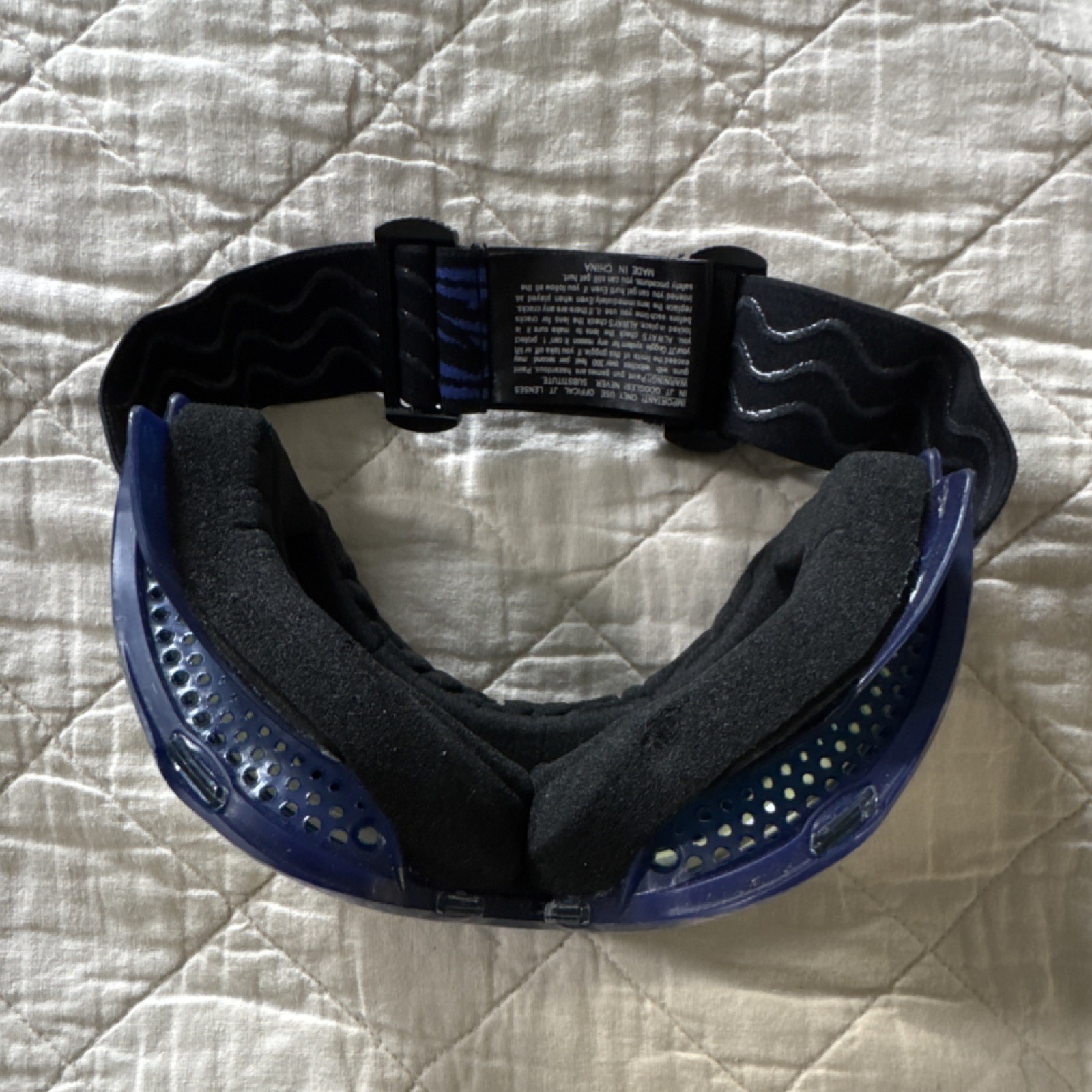 JT Proflex Frames ICE Blue Goggles Mask with Thermal Lens and Strap