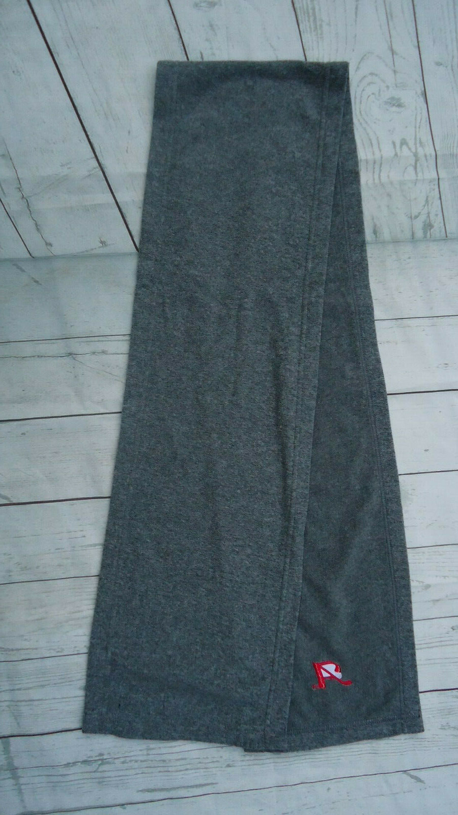 Lands' End Unisex Gray Scarf Size 66" x 9.5"