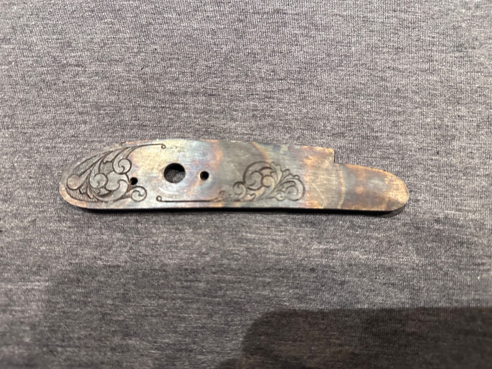 Color Case Hardened Thompson Center Hawken Lock Side Plate