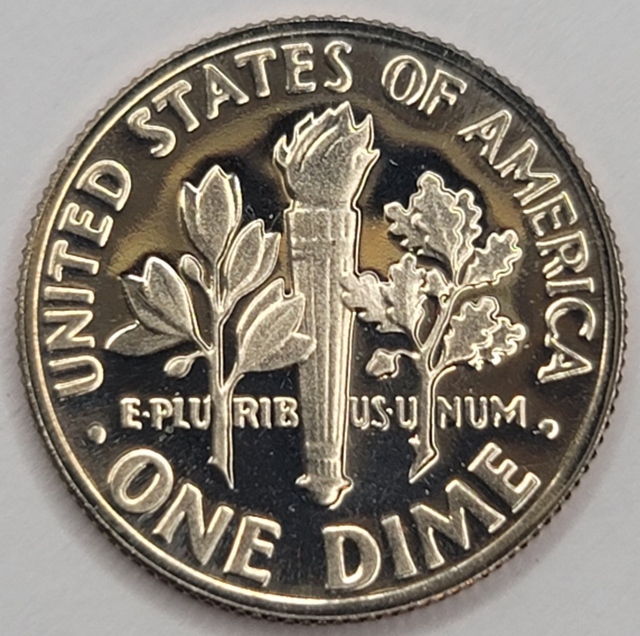 1976 S Gem Proof DCAM Roosevelt Dime - CN-Clad