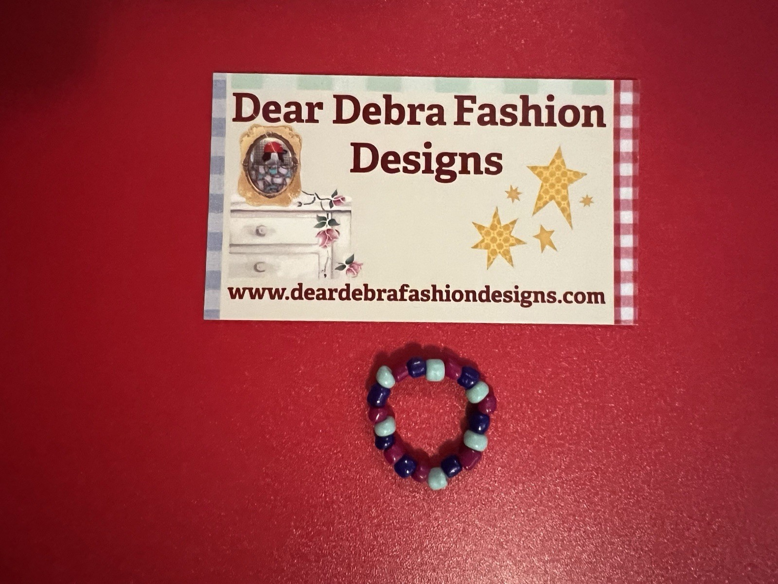 Beaded Ring One Size Fits All