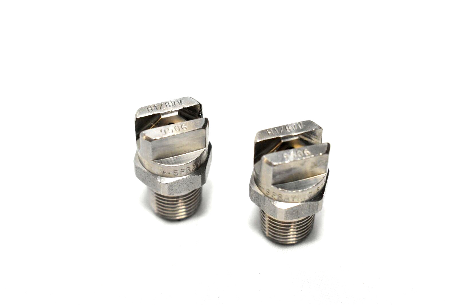 x2 Spraying Sys H1/8VV-316SS9506 VeeJet Stainless Steel 9506 Nozzle V-Jet 1/8"