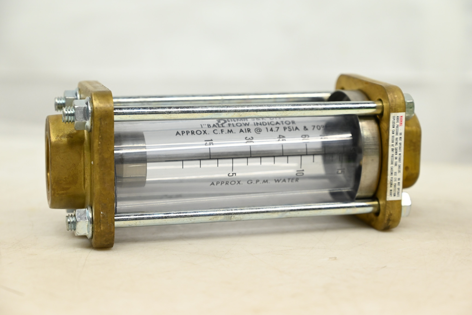 KETEMA S+K 1'' BALL FLOW INDICATOR