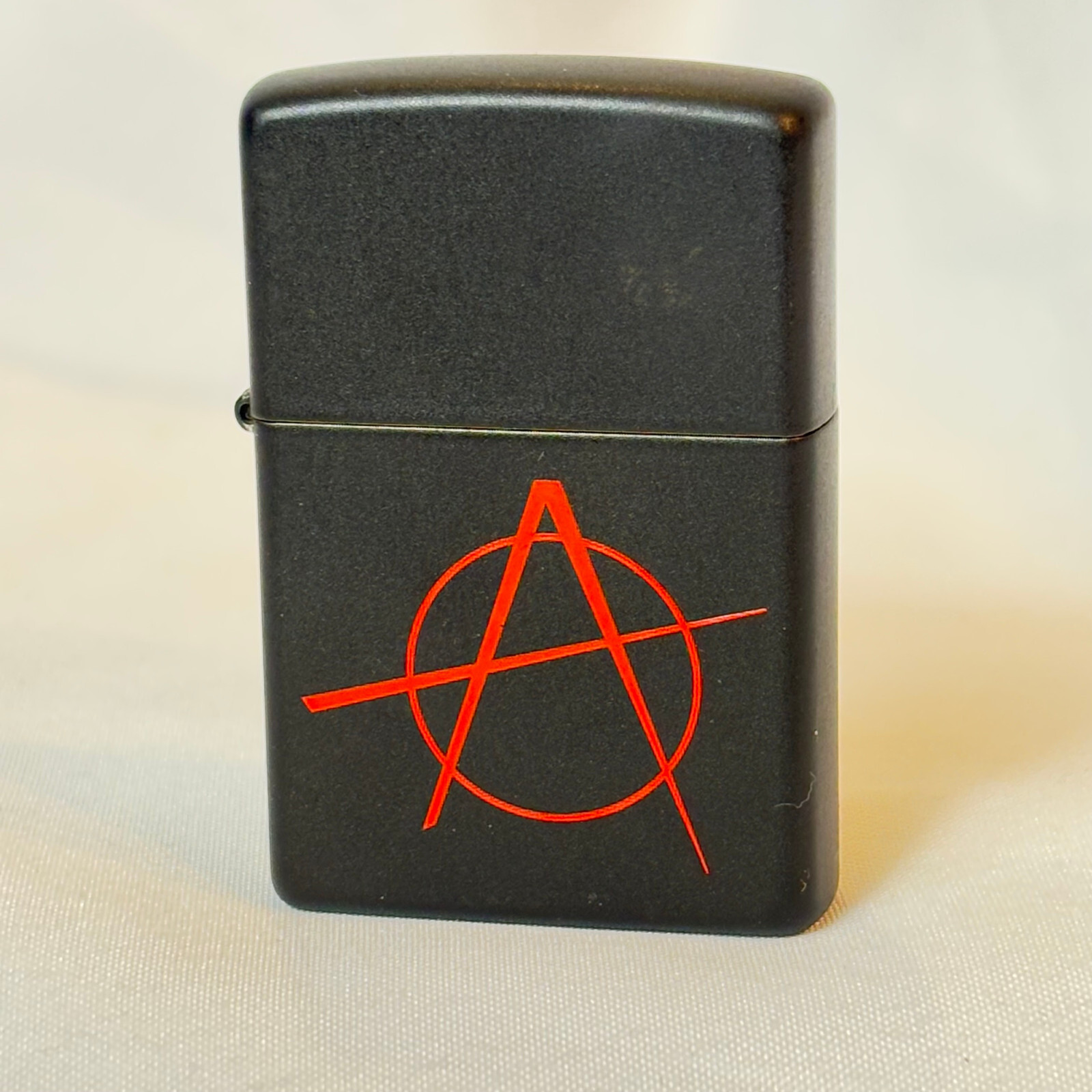 2009 Zippo Lighter Anarchist Punk Circle-A Design