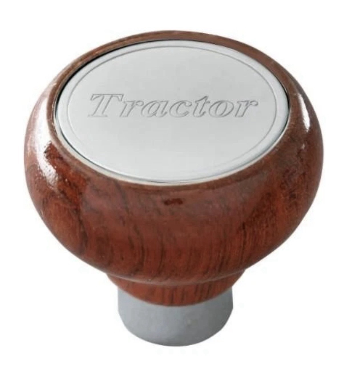 GRAND GENERAL GGA 96025 ROSEWOOD SCREW-IN AIR CONTROL KNOB WITH CHROME RIM AND