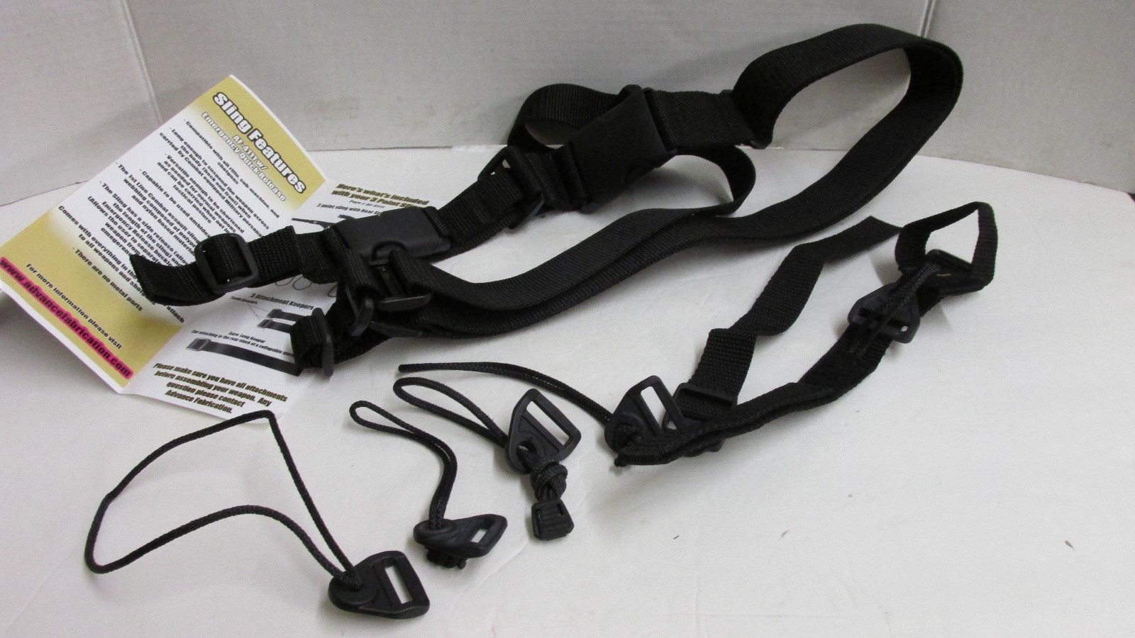 US Military 3 Point Combat Sling w Emergency Quick Release Carbine Shotgun NOS