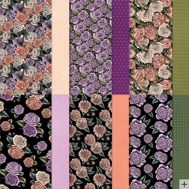 Stampin Up Favored Flowers Designer Series Paper - Full package 12x12
