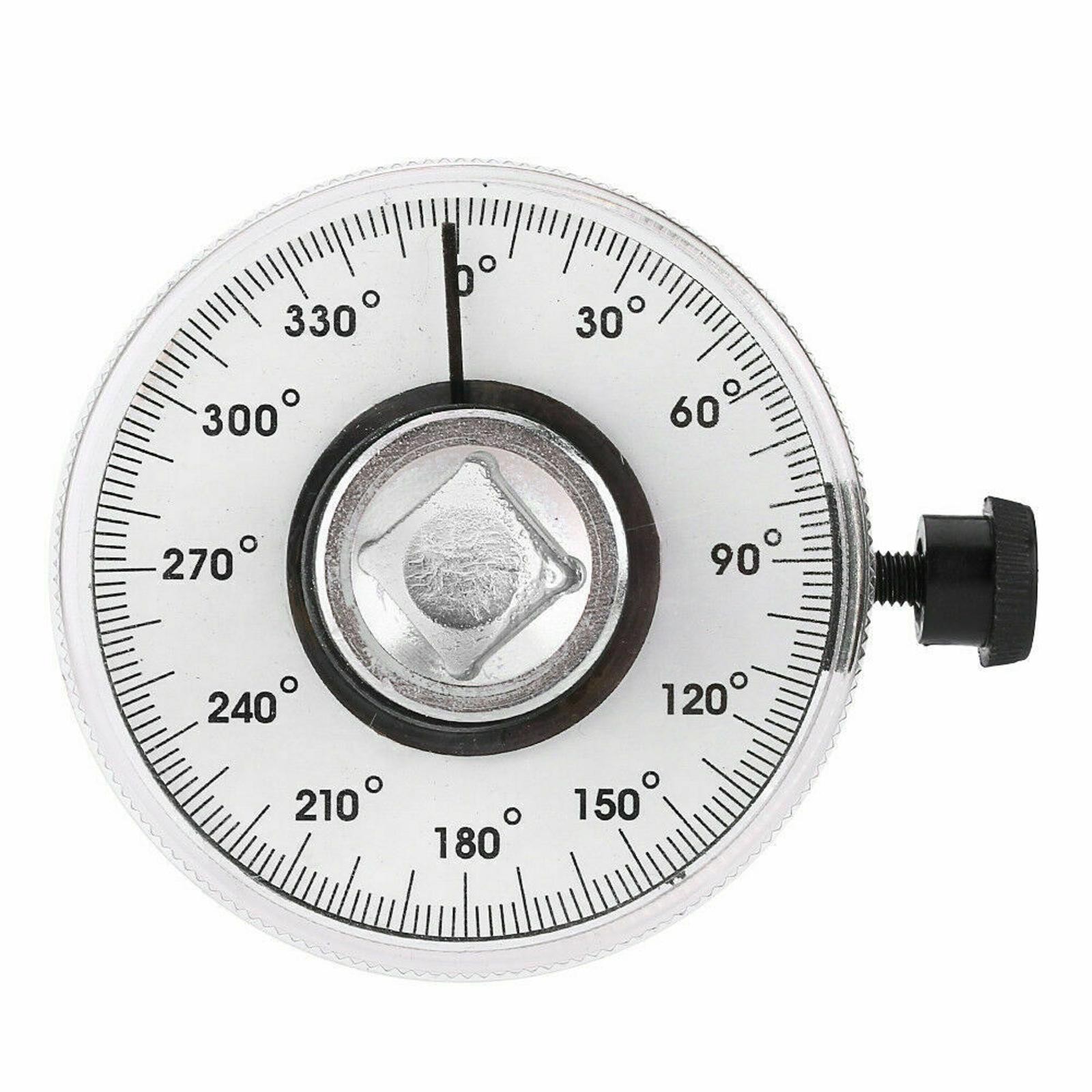 Measure Tool Angle Gauge Meter Drive Torque Wrench Rotation 360 Degree 1/2" N+