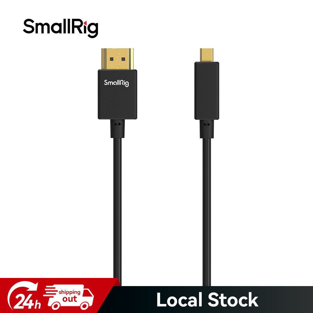 SmallRig 3.6mm Ultra Thin 4K HDMI Cable (D to A) for Micro HDMI port 3043
