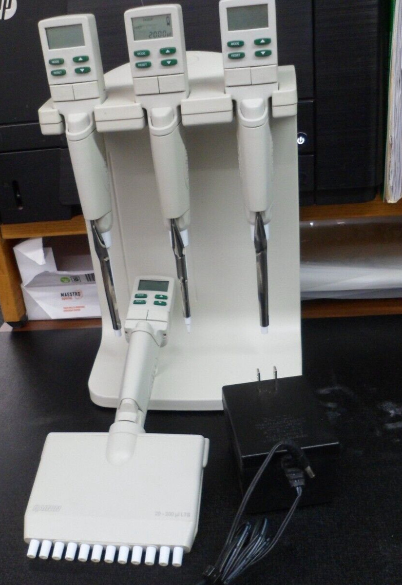Rainin LTS 100 LTS 2-20 LTS 200 EDP3 Single Channel Pipette LTS 20-200 12 Ch
