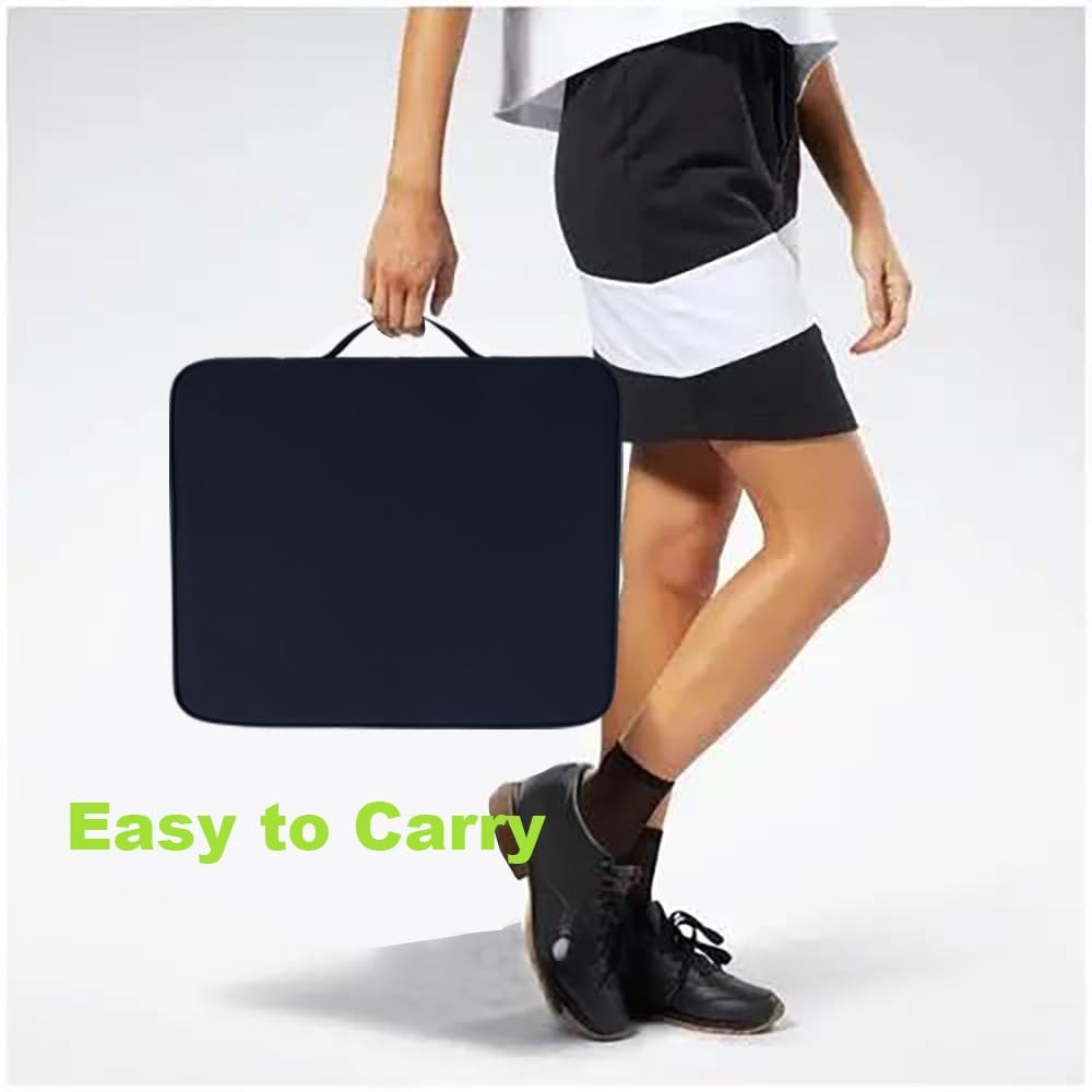 2 Piece Black Stadium Cushions, Waterproof Outdoor bleacher seat Cushions, Ka...