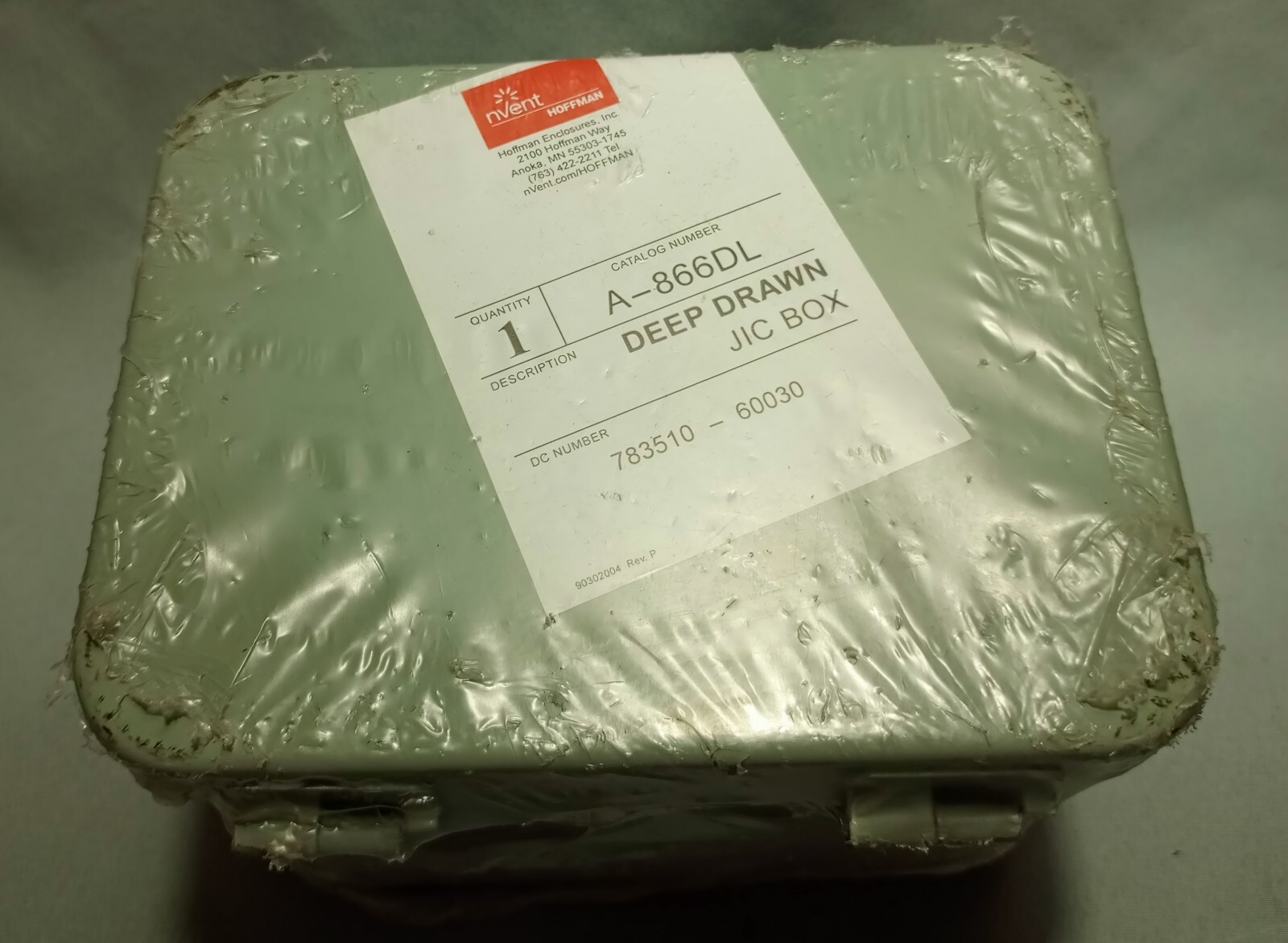 Nvent Hoffman A-866DL Deep Drawn Jic Box