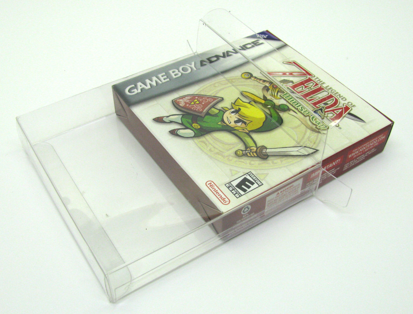 5x NINTENDO GAME BOY ADVANCE GAME BOX - PROTECTIVE BOX PROTECTOR SLEEVE CASE