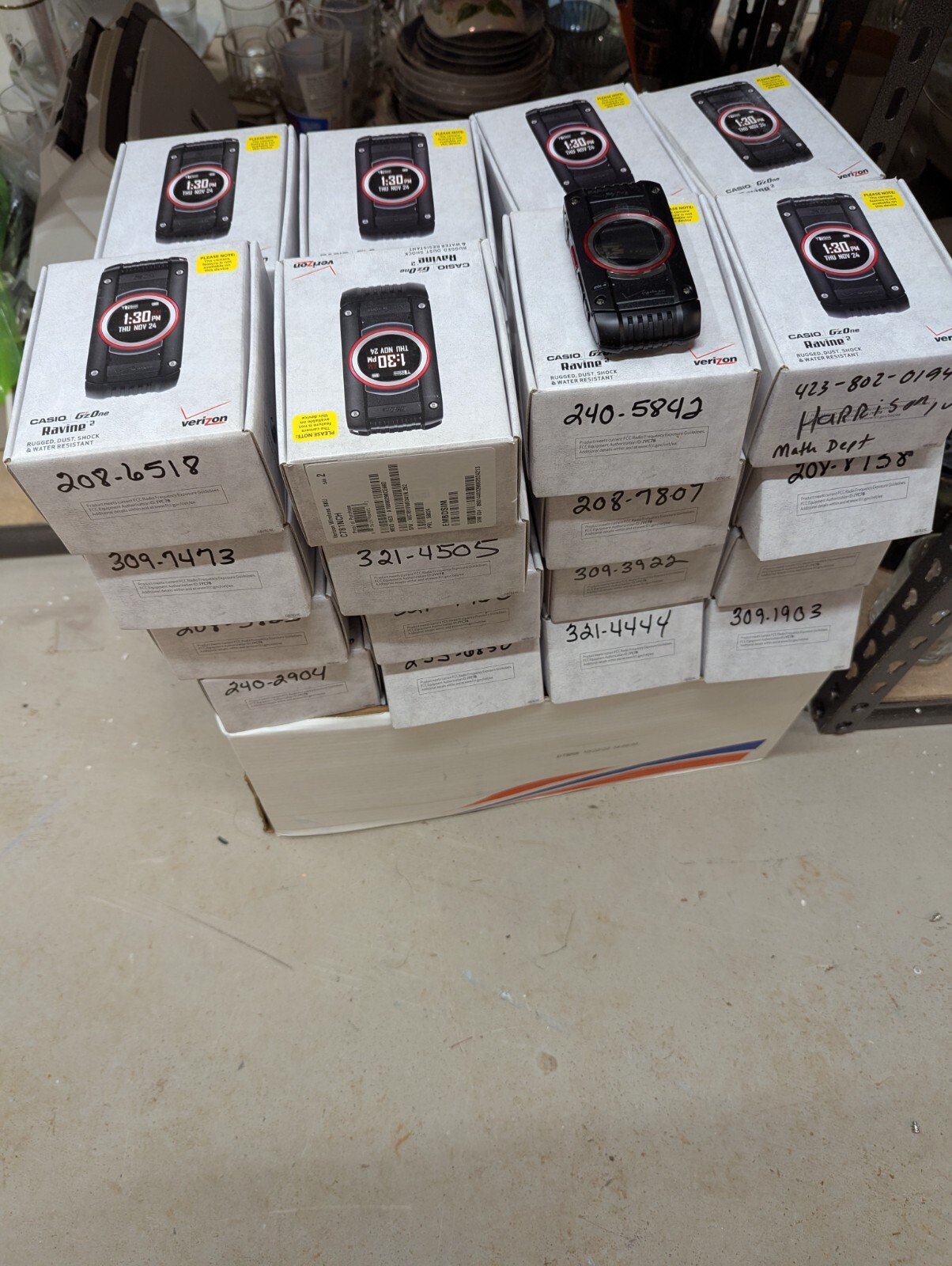 50 Casio G'Zone Ravine 2 C781NCH PHONE LOT Grade A