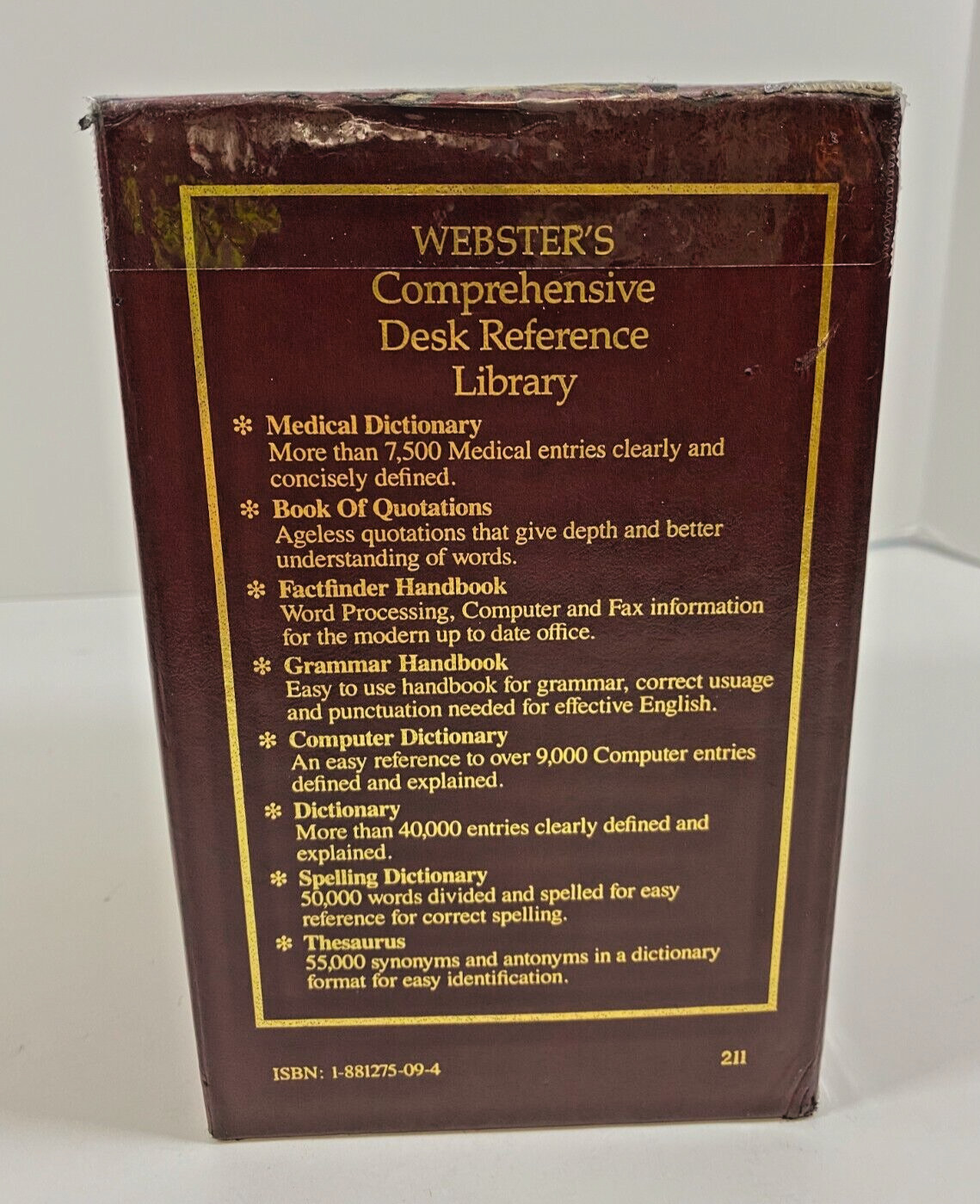 Webster's Comprehensive Desk Reference Library 8-Volume Hardcover 1992 Set