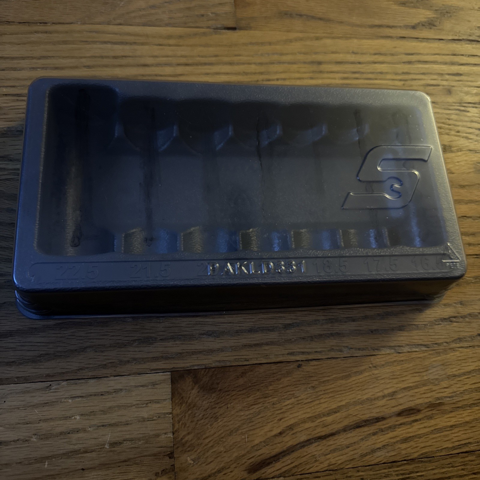 Snap-On Empty Tool Tray PAKLD331 Half Size .5 Deep Metric Sockets 16.5 - 22.5