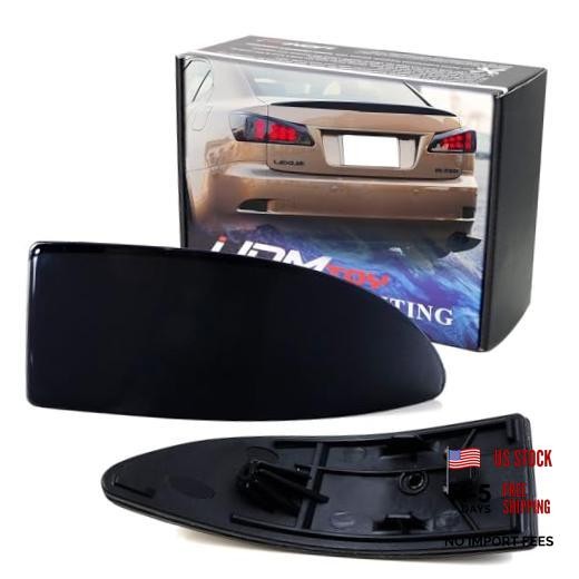 Smoked Lens Rear Bumper Reflector Lenses Compatible With 2006-2013 Lexus IS