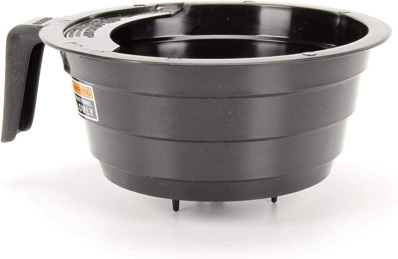 Bunn 20583.0003 Black Plastic Funnel Replacement with Decals