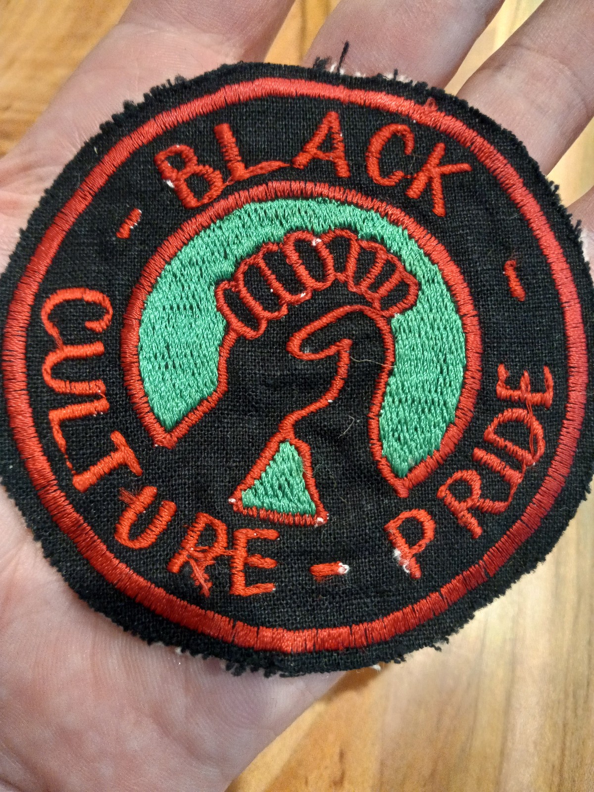 Vintage Vietnam Era Black Culture Movement Patch Black Pride