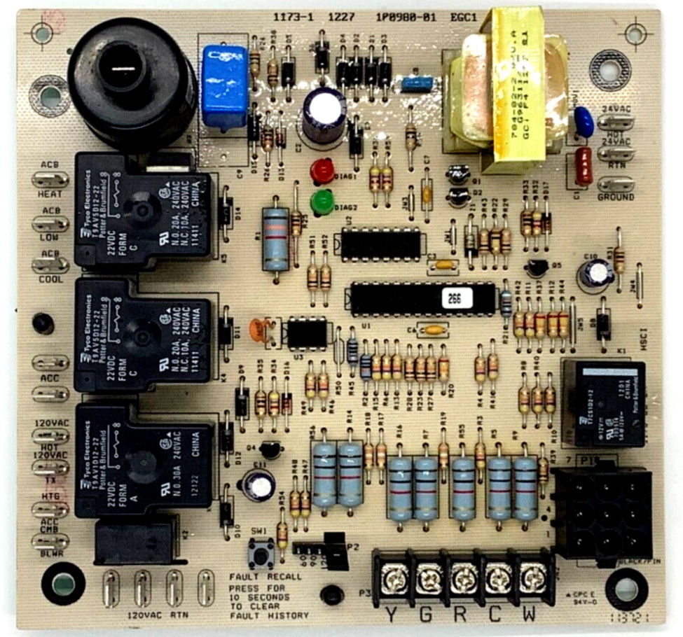 100980-01 NEW EGC-2 Furnace EGC-1 Control Board GENUINE OEM PART SEALED 1173-1