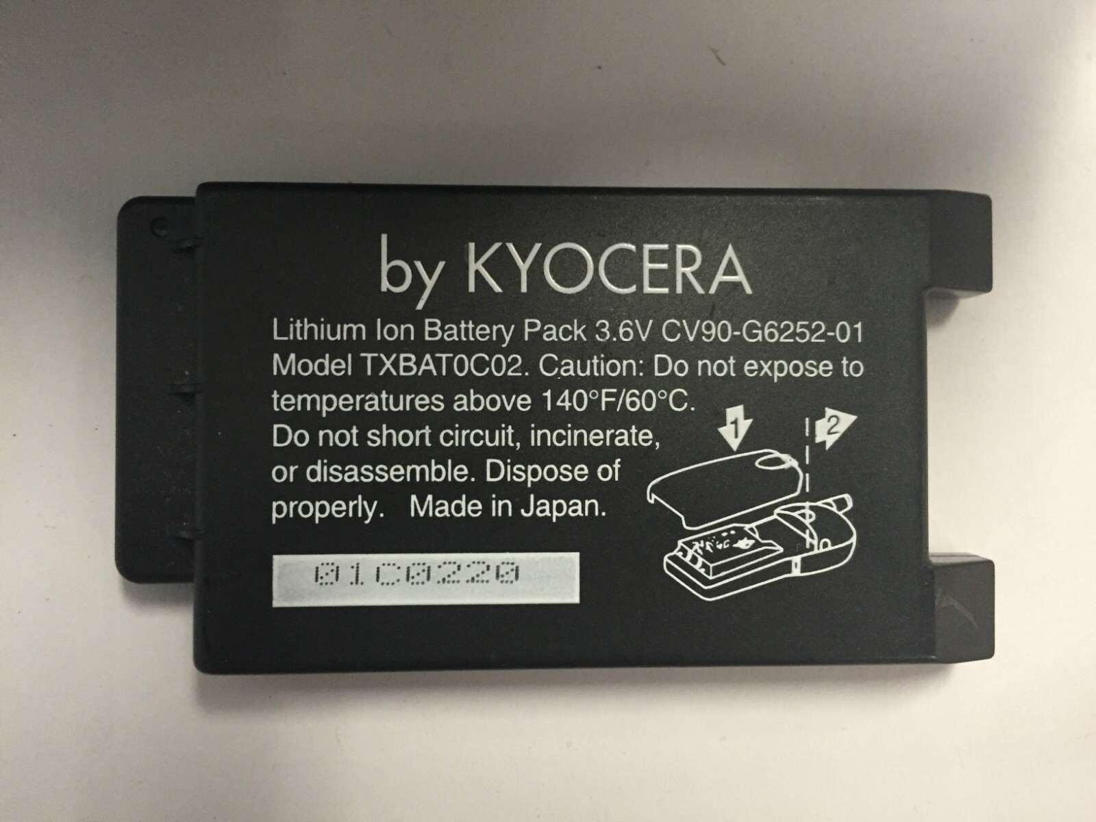 LOT OF 25 OEM KYOCERA TXBAT0C02 BATTERIES FOR 2119 2119b 2135 750mAh 3.6V