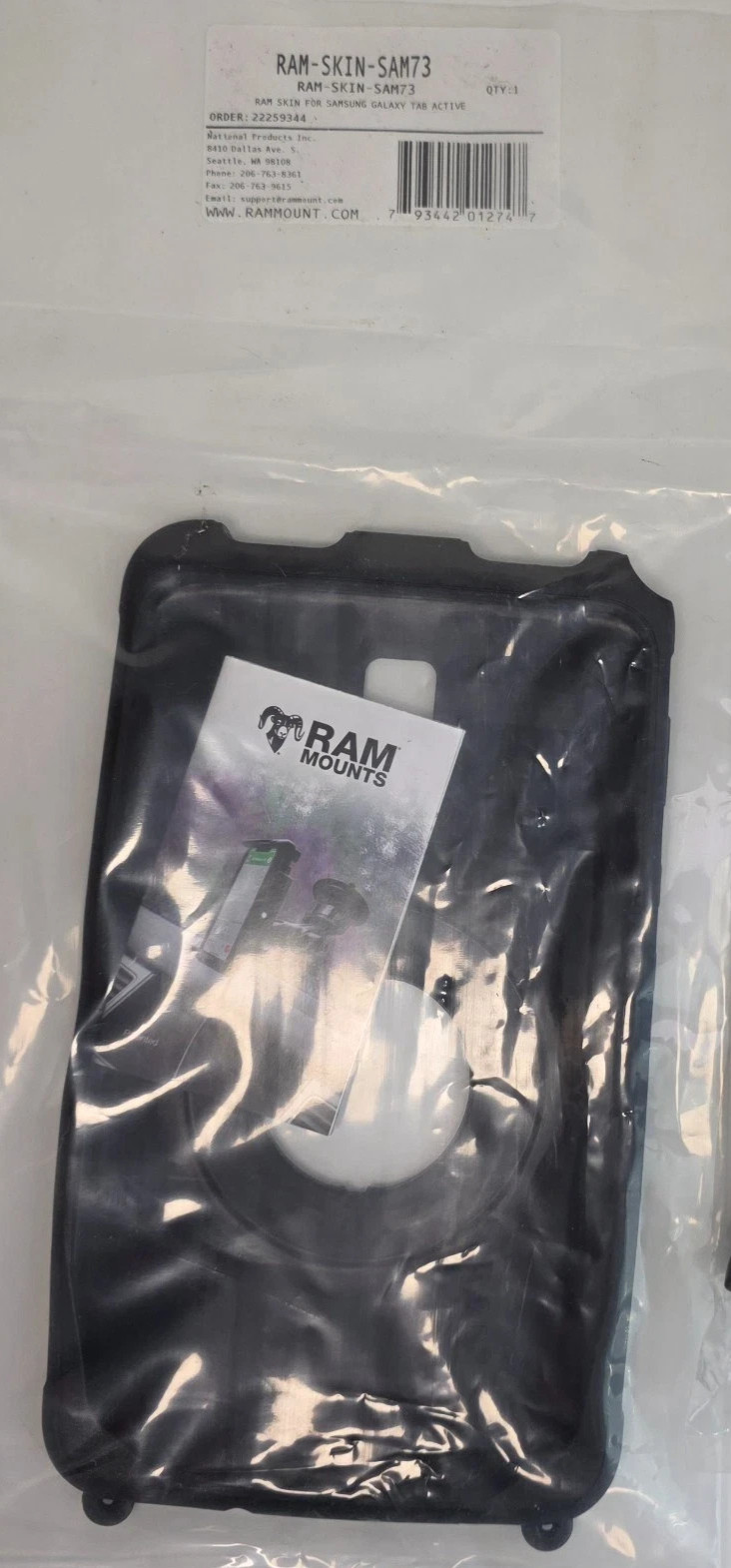 RAM-SKIN-SAM73 RAM Mounts Skin for Samsung Tab Active3
