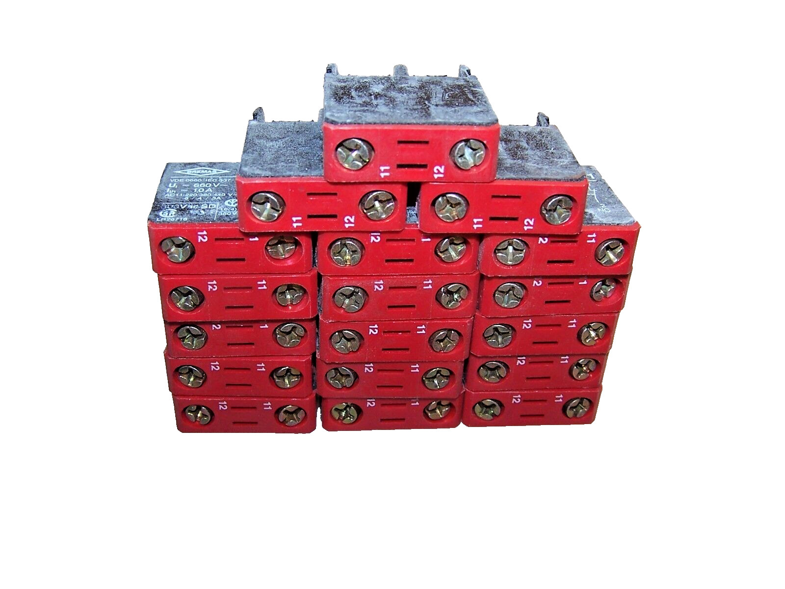 18) NEW BREMAS ADVANCED CONTROLS CONTACT BLOCK TC01  LOT OF 18