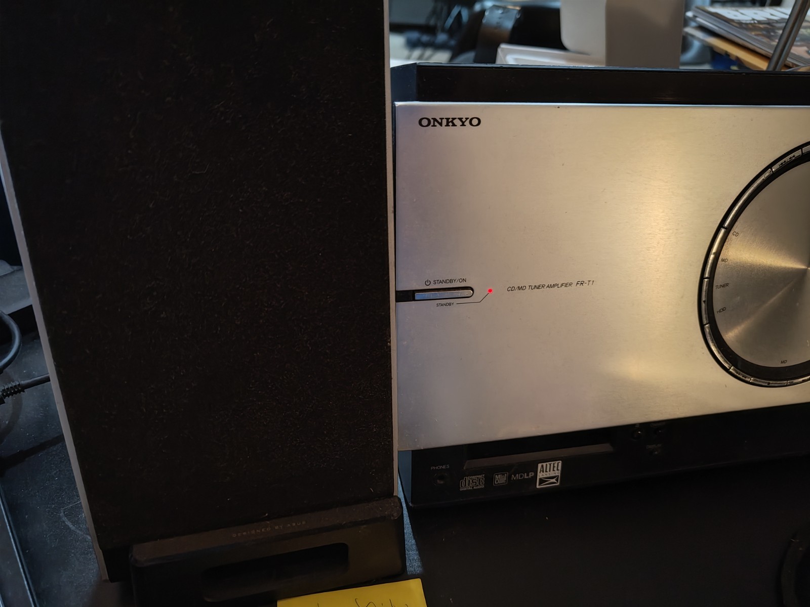 ONKYO D-T1 CD MD Player Silver Operation Confirmed w/remote