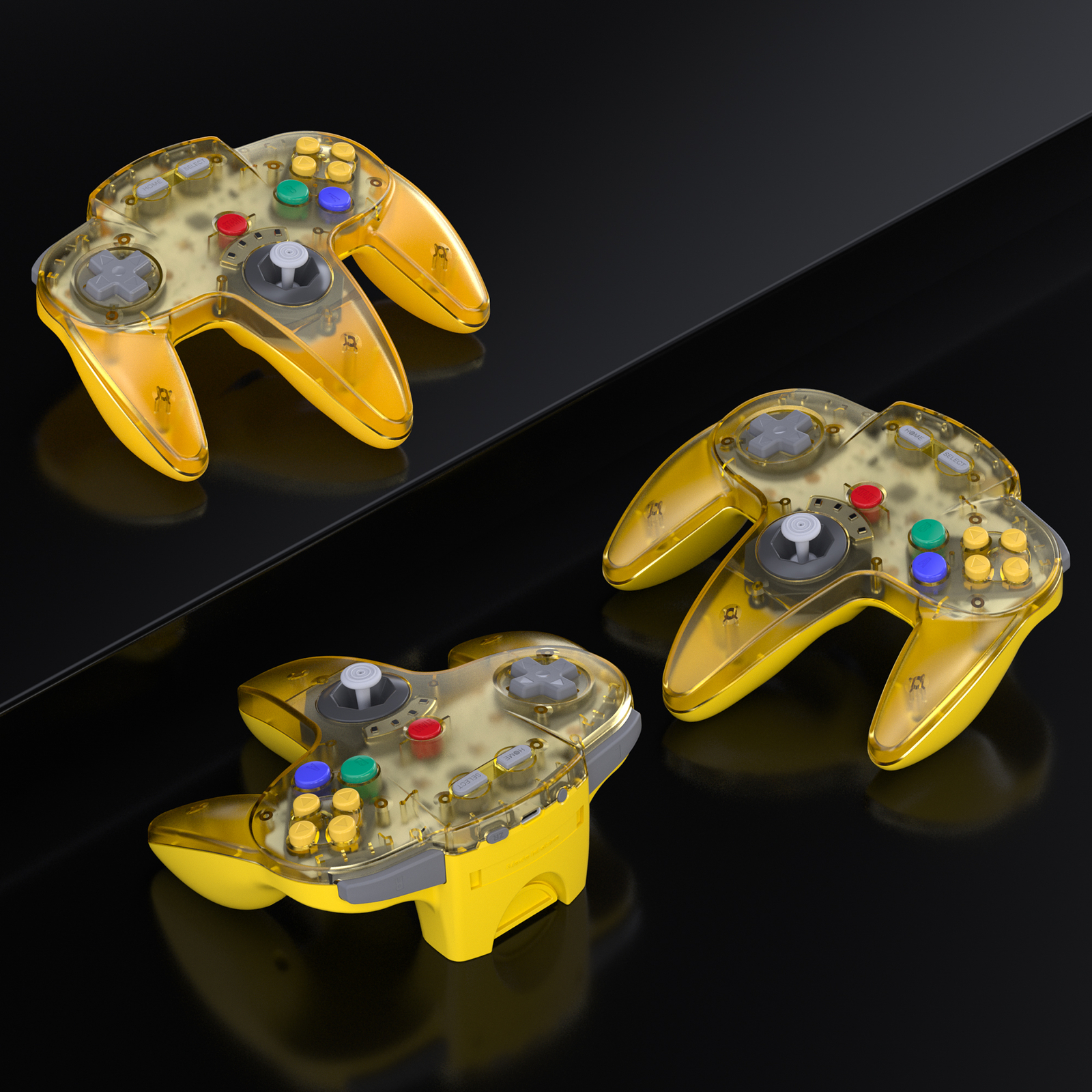Wireless N64 Controller For N64 Nintendo Switch PC NSO Mac Windows w/Rumble Pak