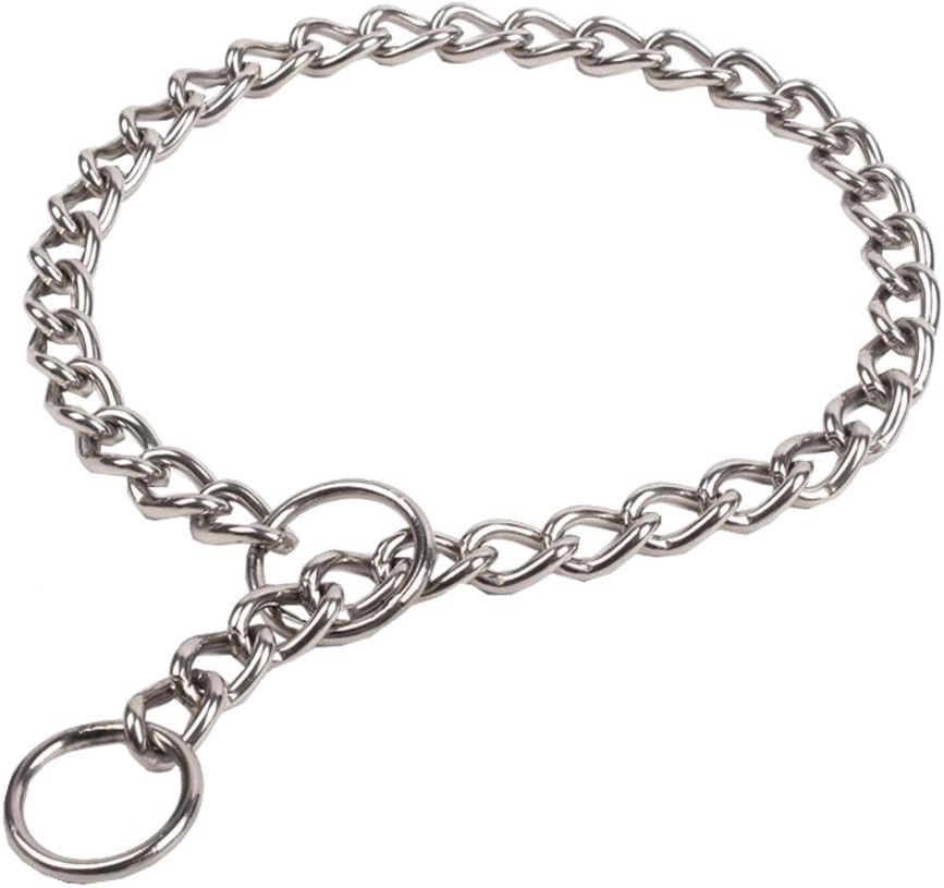 Chain Dog Training Choke Collar, 26 in, 4 mm