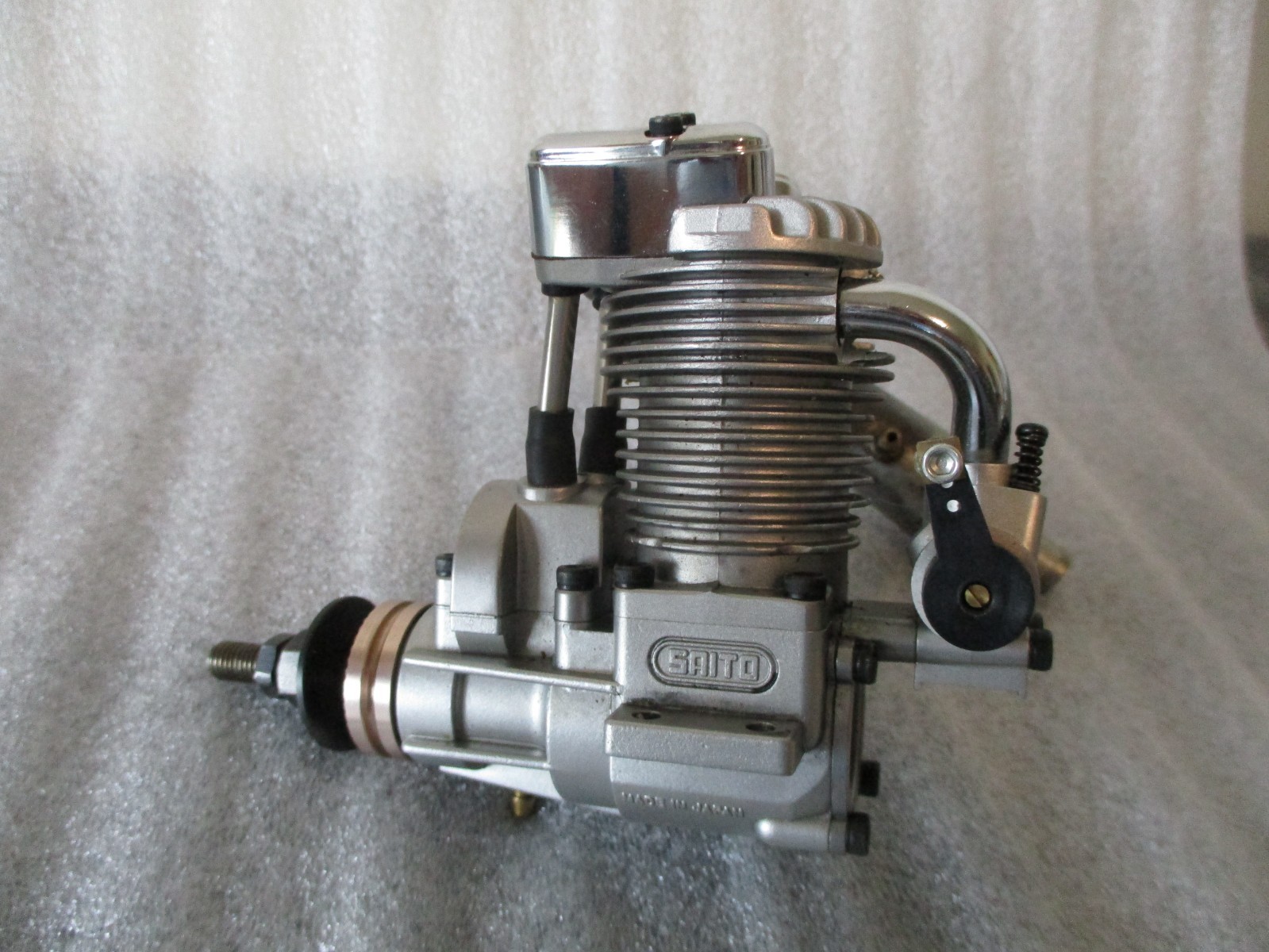 SAITO RC AIRCRAFT ENGINE FA-62A HEMI-HEAD 4 STROKE GLOW-MADE IN JAPAN-EXCELLENT+