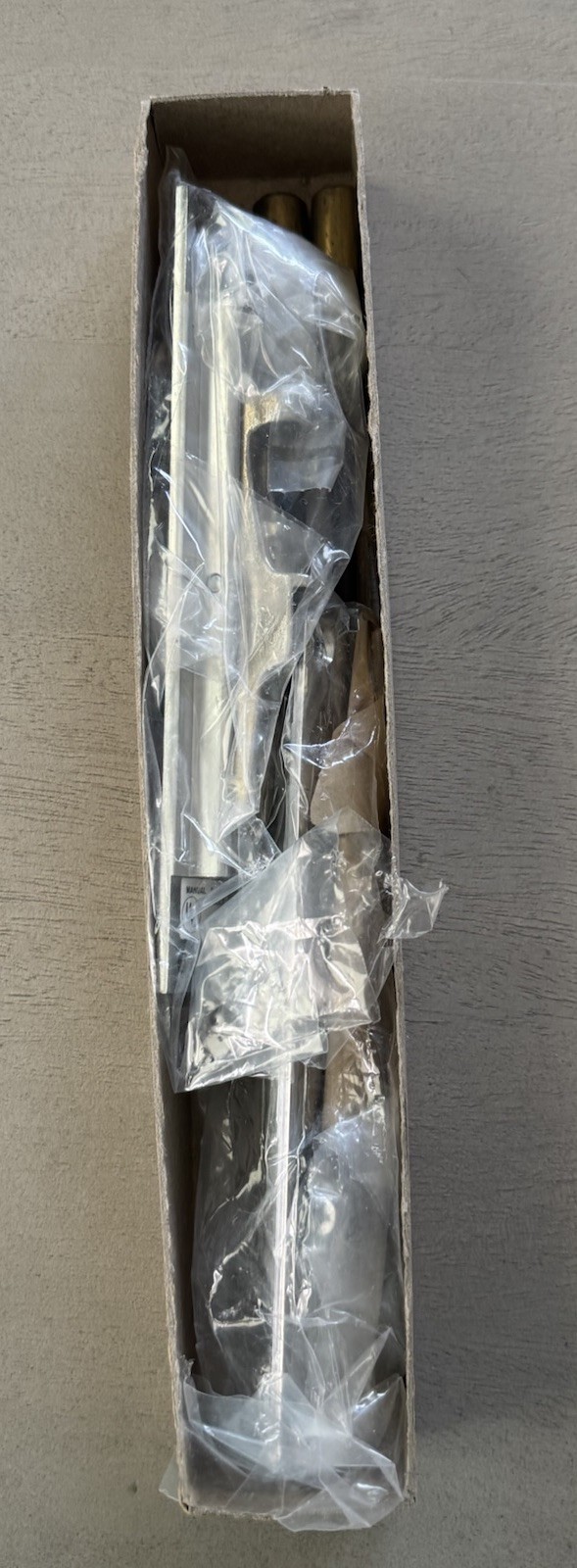 2x IVES 457B26 Extension Flush Bolt 12” Solid Brass-Bright Chrome -New