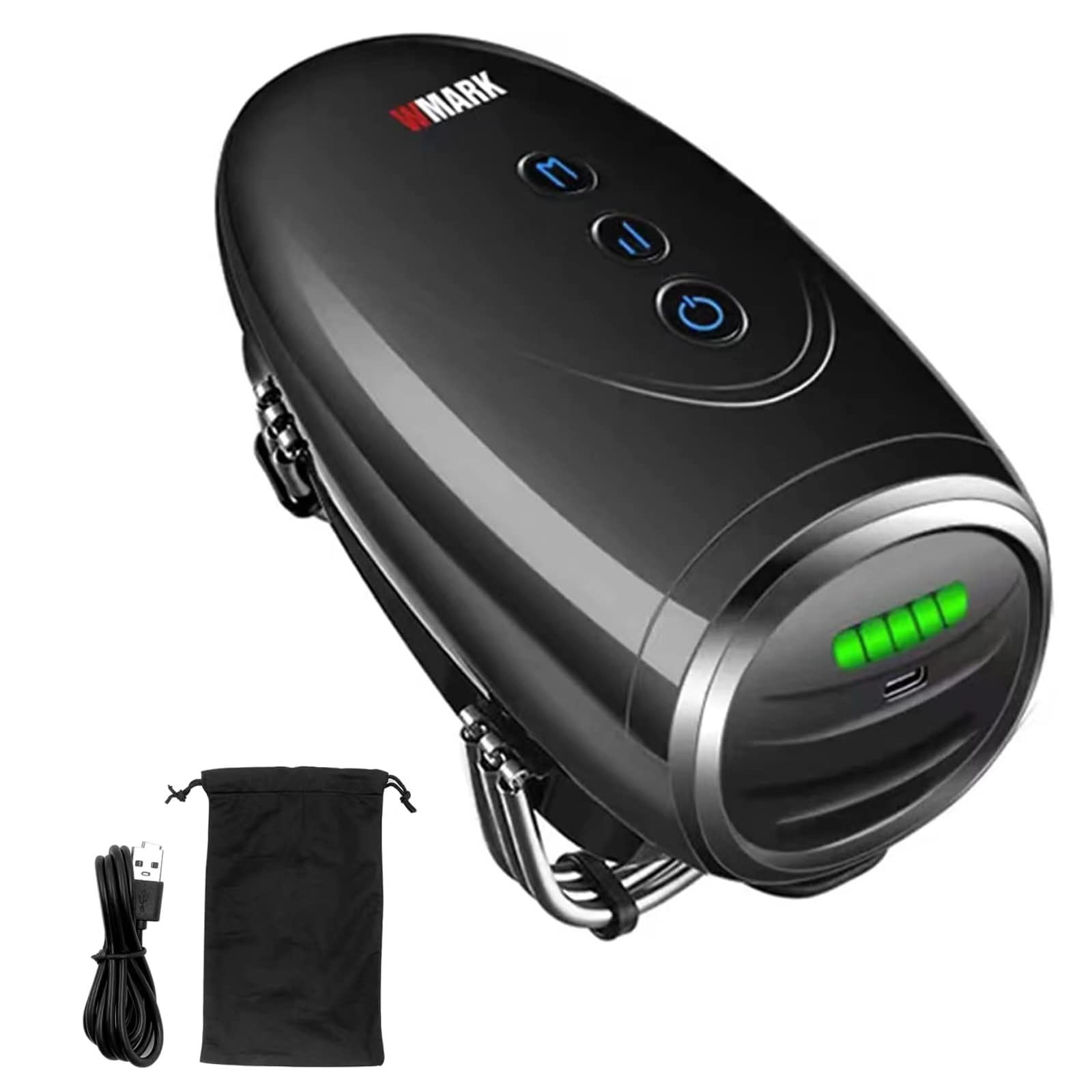 WMARK Barber Massager/Cordless HandheldMassager, Charge Neck/Legs/Hand/FaceMa...