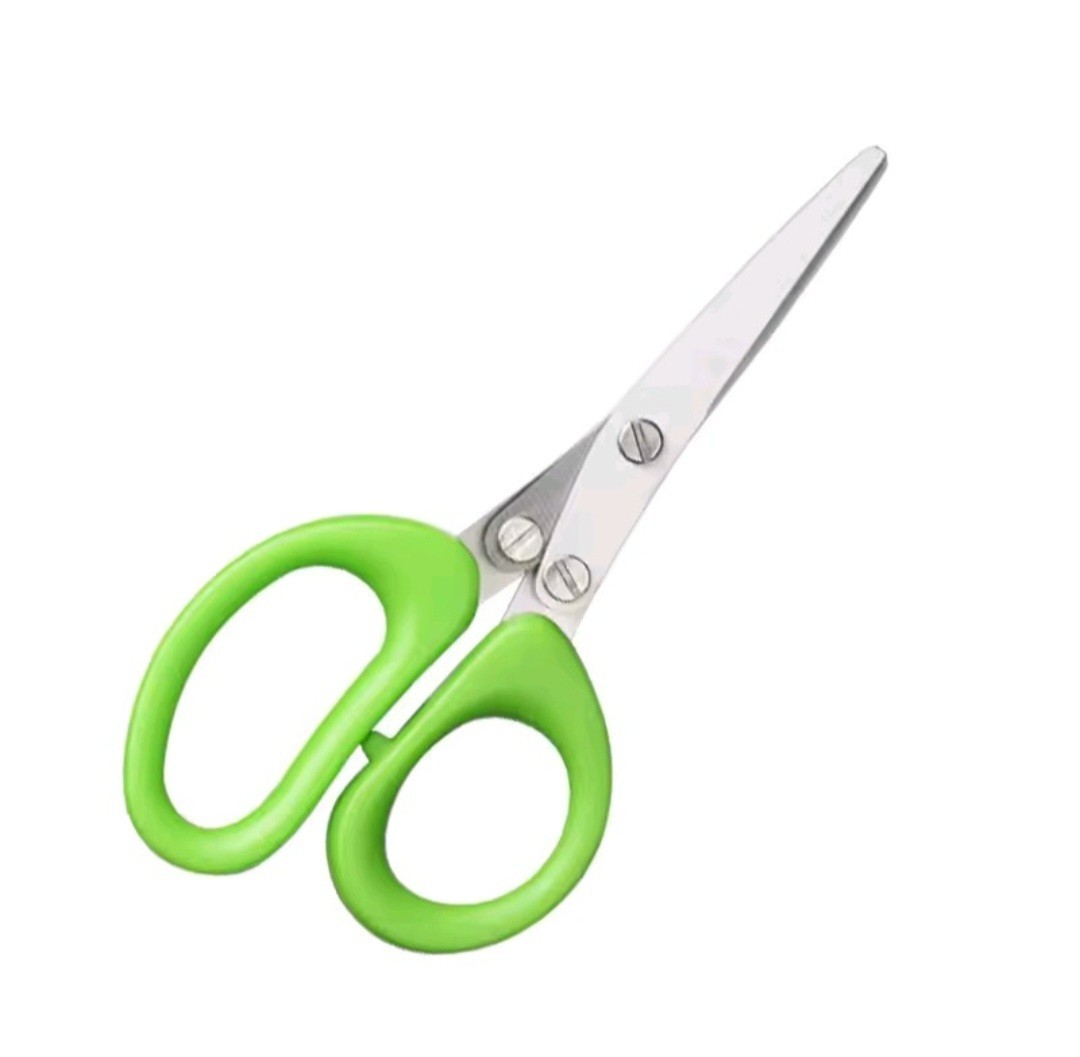 Multi Functional Stainless Steel 3 Layer Kitchen Scissors Scallion Cutter Pepper