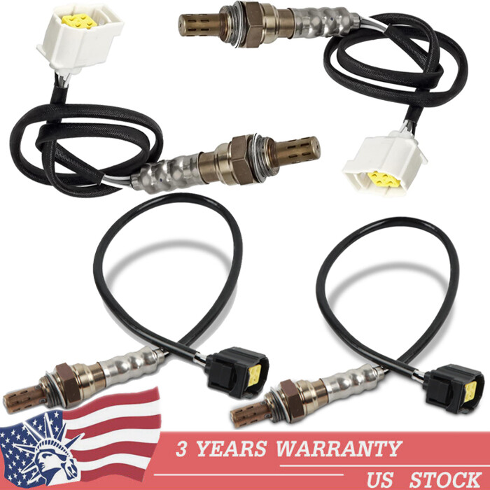 Set of 4 Oxygen Sensor Upstream&Down For 2004 Jeep Grand Cherokee Wrangler 4.0L