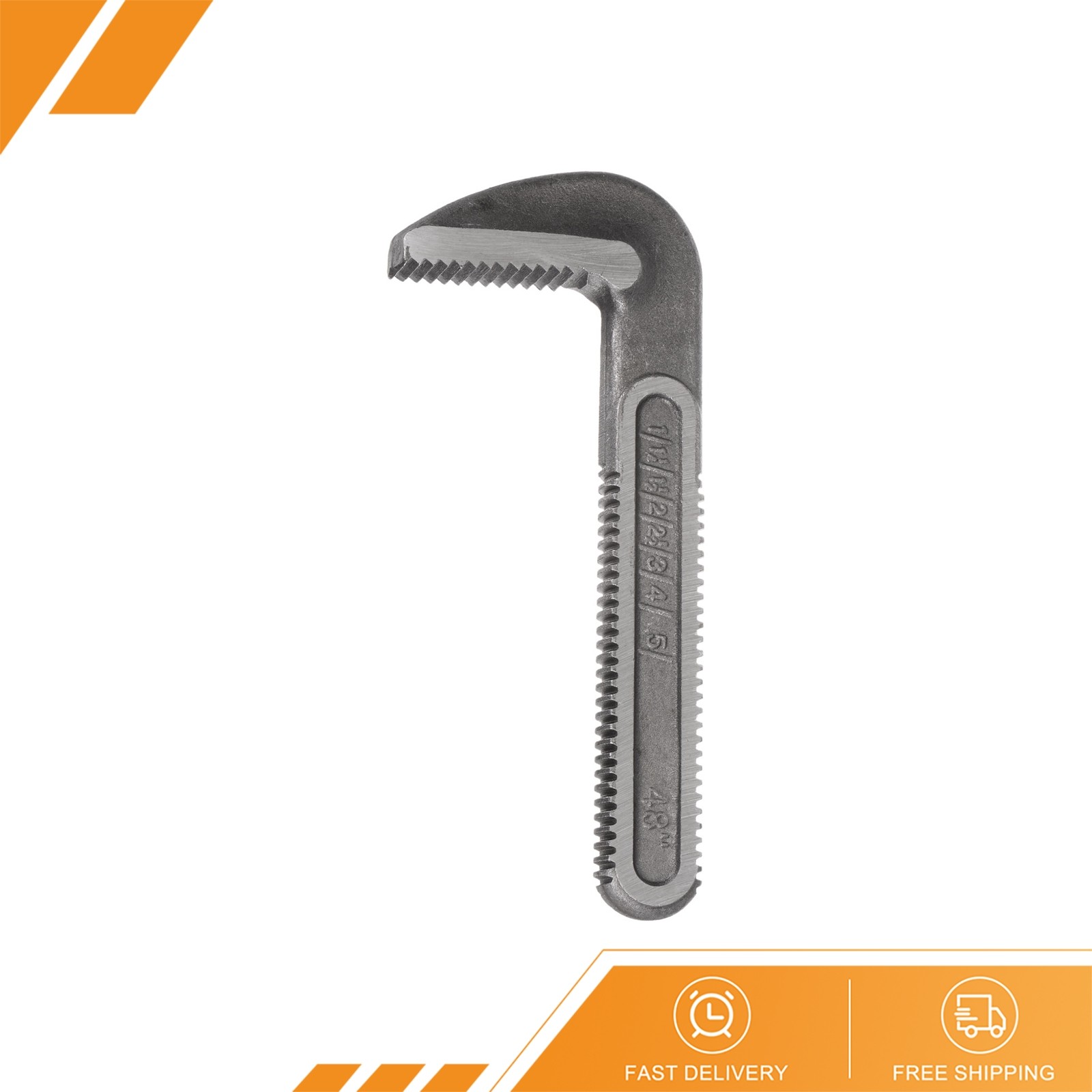 Pipe Wrench Hook Jaw 48" Plumbing Wrench - Replacement Jaws High Carbon Steel