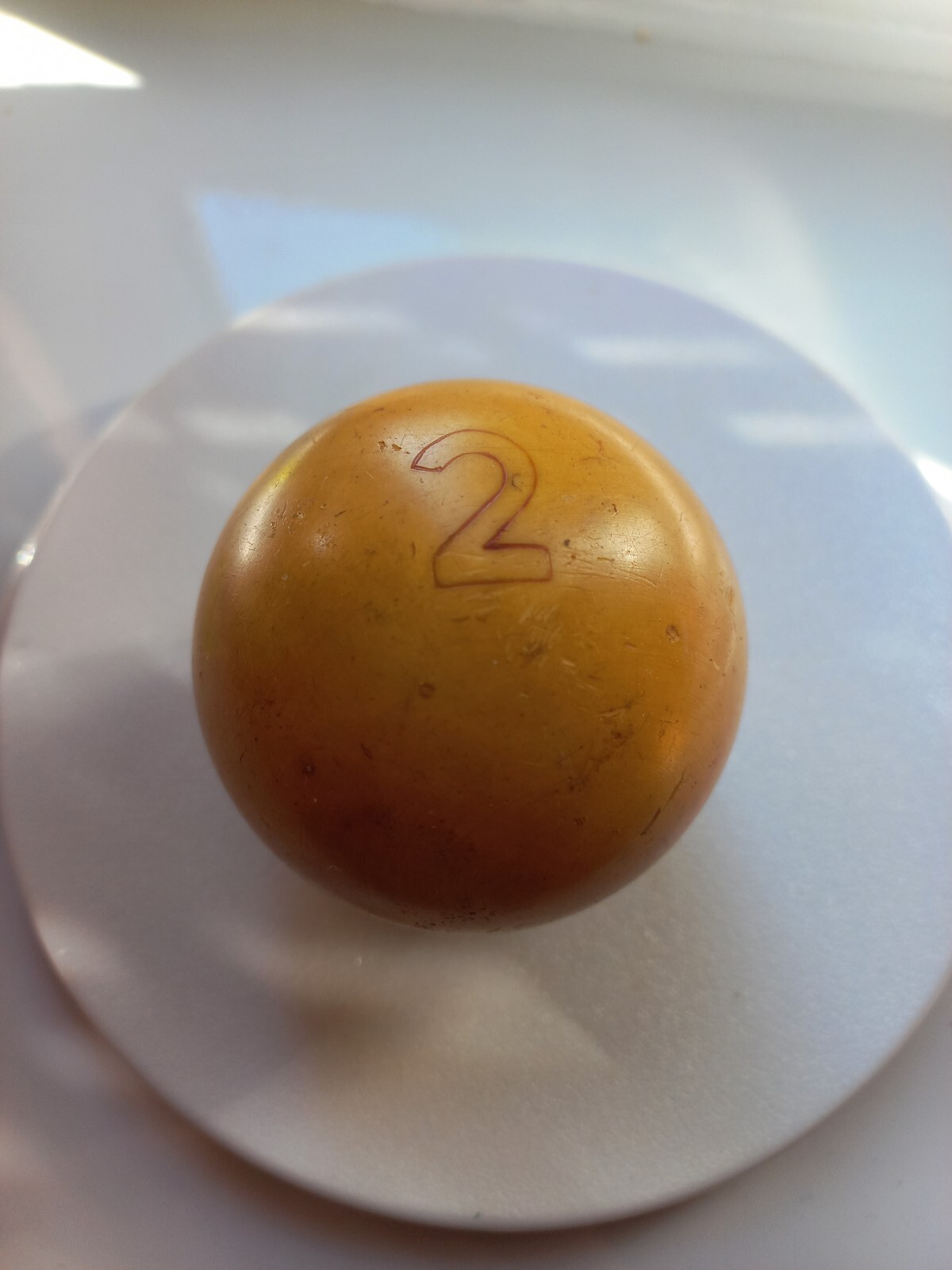 Vintage billiard ball bakelite USSR