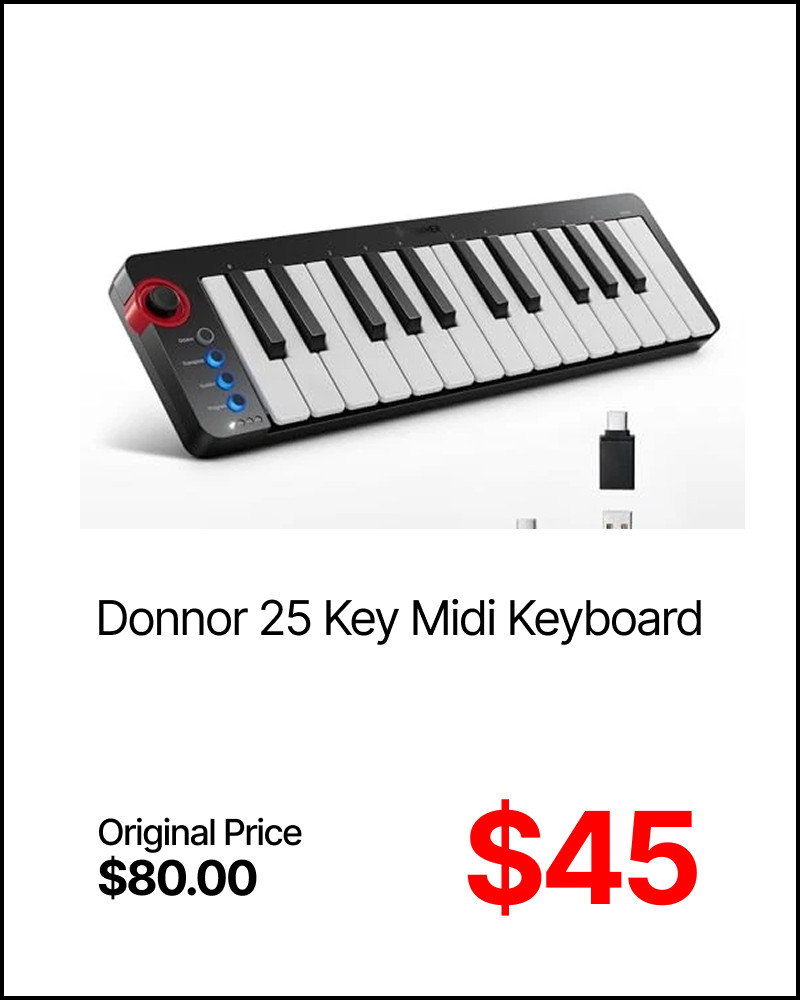 Donner N-25 MIDI Keyboard NEW IN BOX