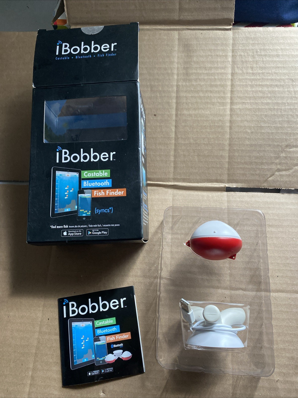 iBobber Bluetooth Fish Finder Castable Sonar for iOS/Android