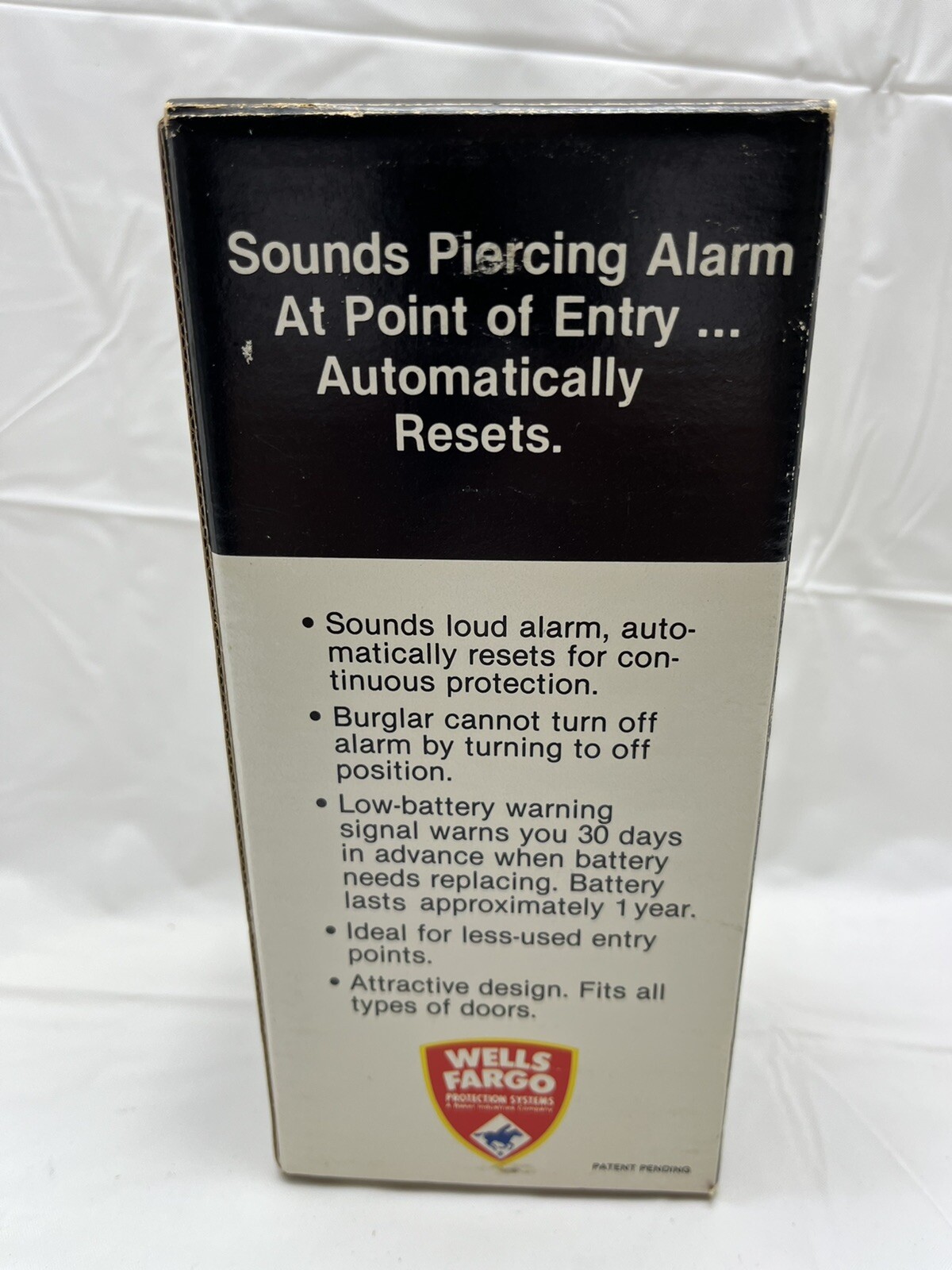 Vtg Wells Fargo Extra Protection Door Protector