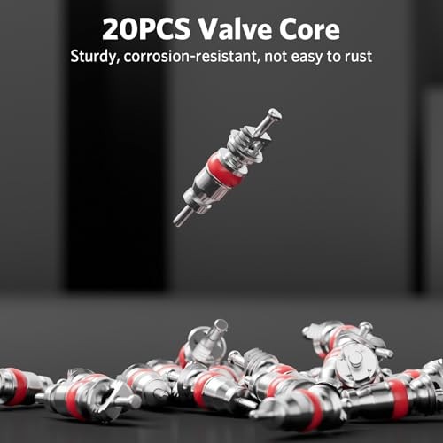 Valve Core Remover Installer Tool with 1 Valve Core Remover + 21 Accessories