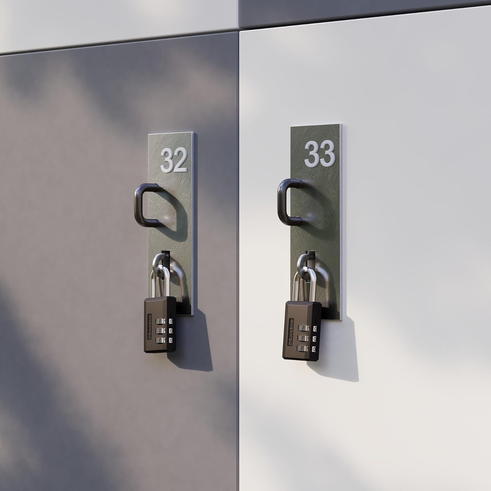 Master Lock Combination Padlock - 3-Digit Code for Gym & Luggage