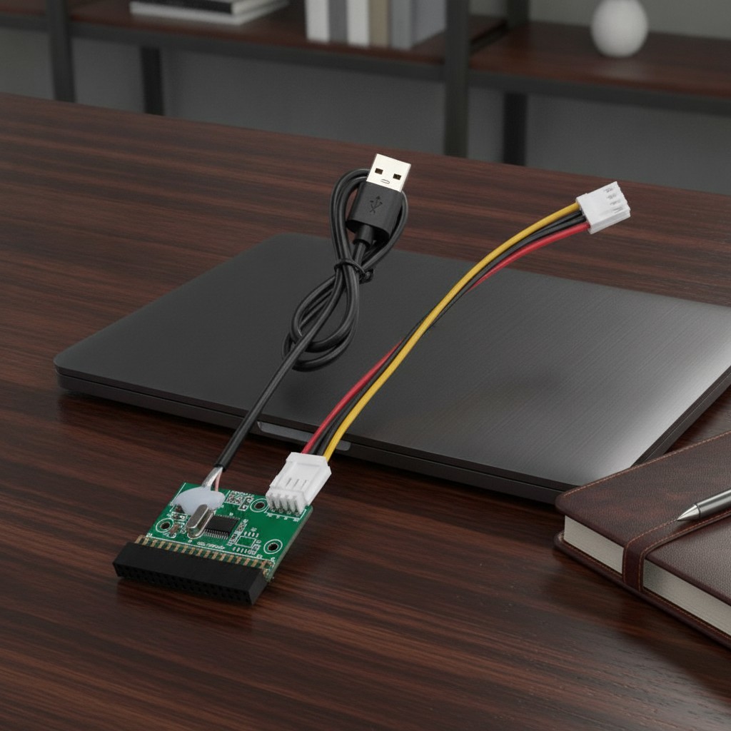 1Pcs 1.44MB 3.5" Floppy Drive Connector 34 PIN 34P to USB Cable Adapter PCB Boar