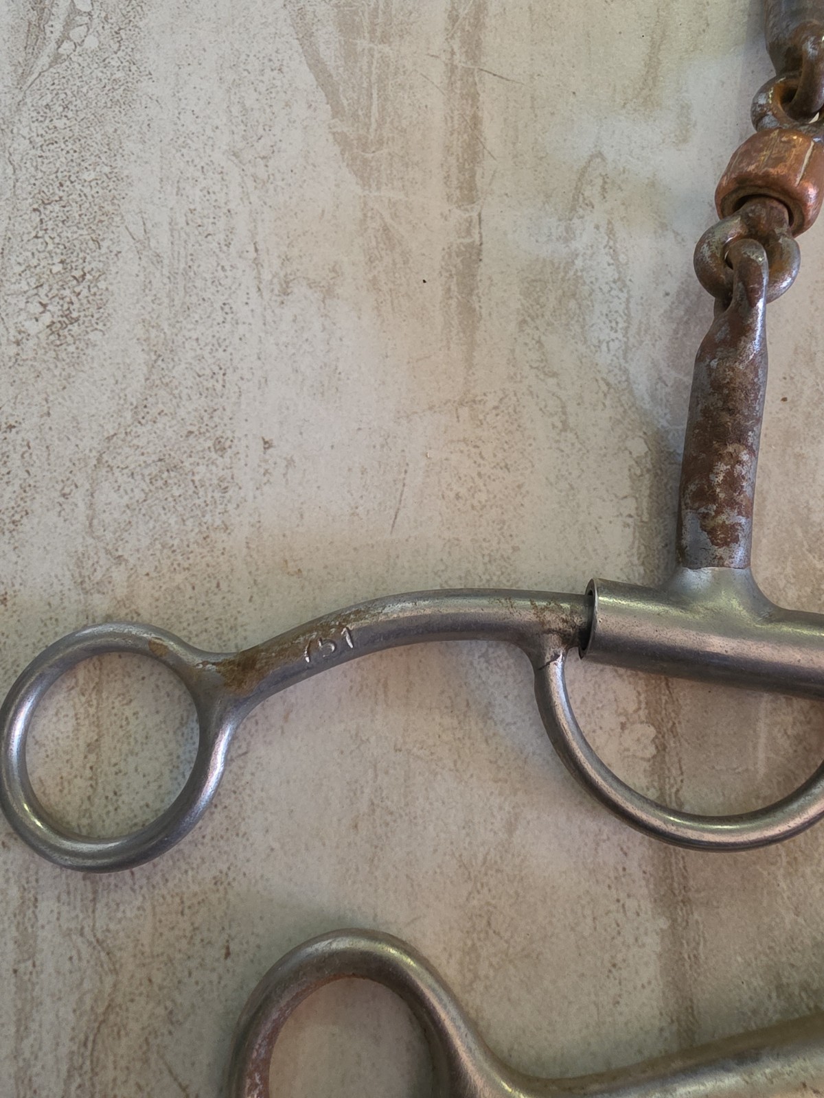 Mike Beers Horse Bit With Leather Straps Plus Extras